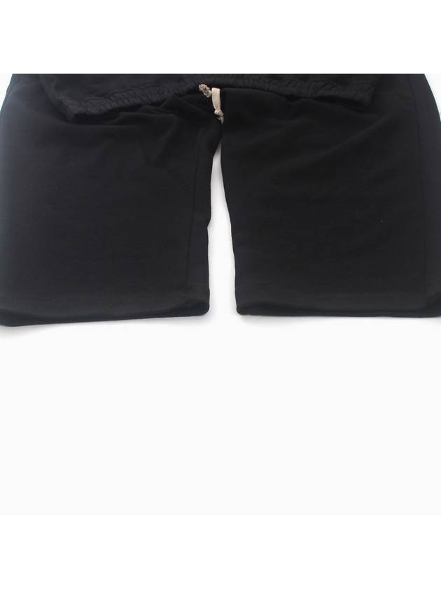 Cropped Drawstring Straight Pants Black - RICK OWENS - BALAAN 6