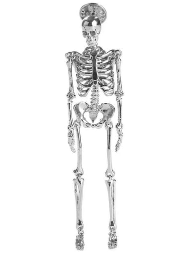 Dangling Skeleton Brooch Silver - RAF SIMONS - BALAAN 1