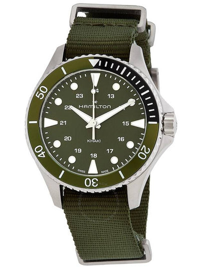 Khaki Navy Scuba Quartz 37mm Watch Green - HAMILTON - BALAAN 2