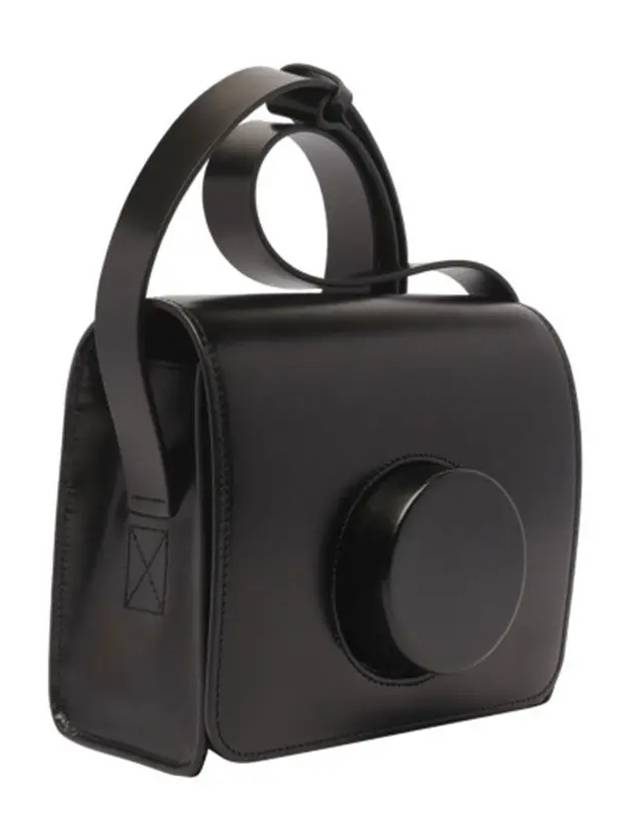 Women's Vegetable Tanned Leather Camera Cross Bag Black - LEMAIRE - BALAAN 3