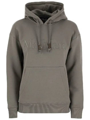 24SS AGRE logo embroidery brushed hoodie 2419921011 003 - MAX MARA - BALAAN 1