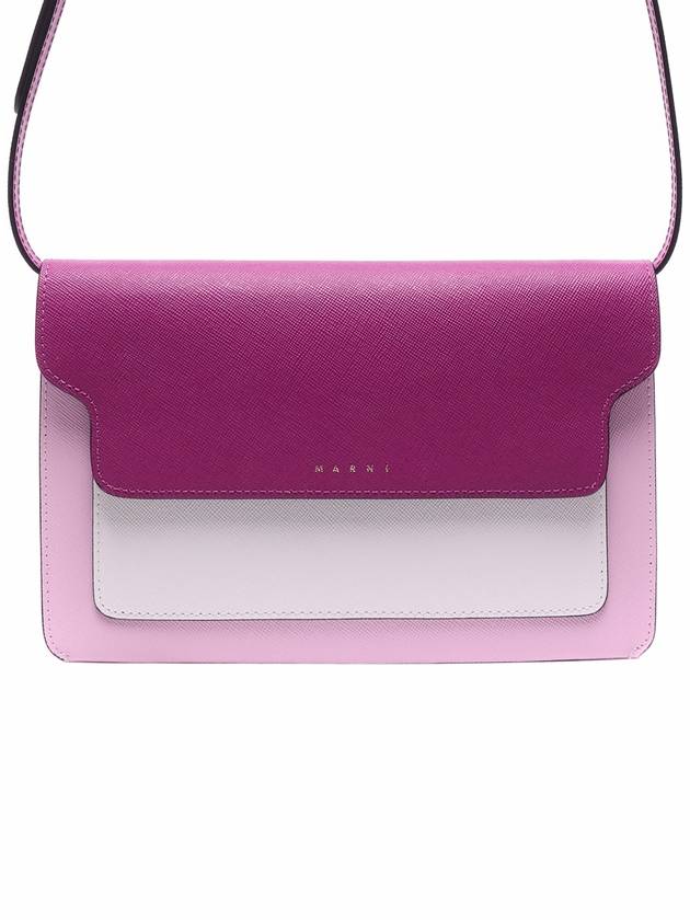 Trunk Saffiano Cross Bag Purple - MARNI - BALAAN 3