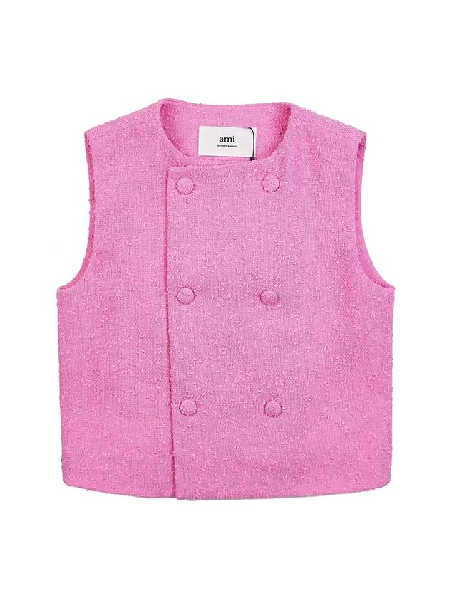 Blazer Sleeveless Pink - AMI - BALAAN 8