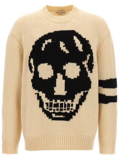 24 ss Wool Cashmere Skull Sweater 775761 Q1A73 9125 B0230978052 - ALEXANDER MCQUEEN - BALAAN 2