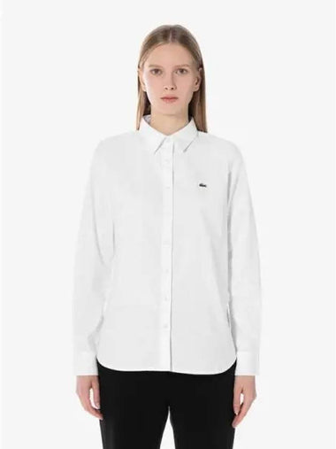 Women s Basic Oxford Stretch Shirt CF124E 54N 70V Domestic Product GQ2N24080583654 - LACOSTE - BALAAN 1