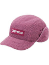 Deep Pile Earflap Camp Cap Purple Deep Pile Earflap - SUPREME - BALAAN 4