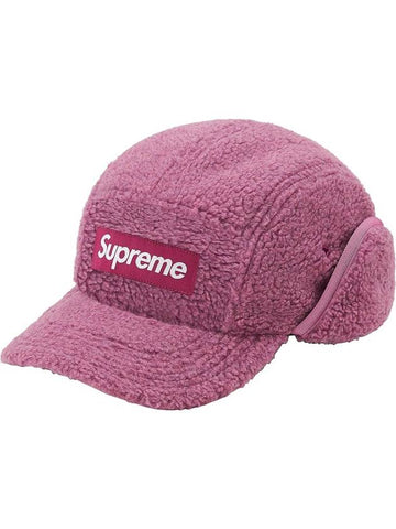 Deep Pile Earflap Camp Cap Purple Deep Pile Earflap - SUPREME - BALAAN 1