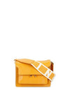 Women's Mini Trunk Soft Shoulder Bag Orange - MARNI - BALAAN 1