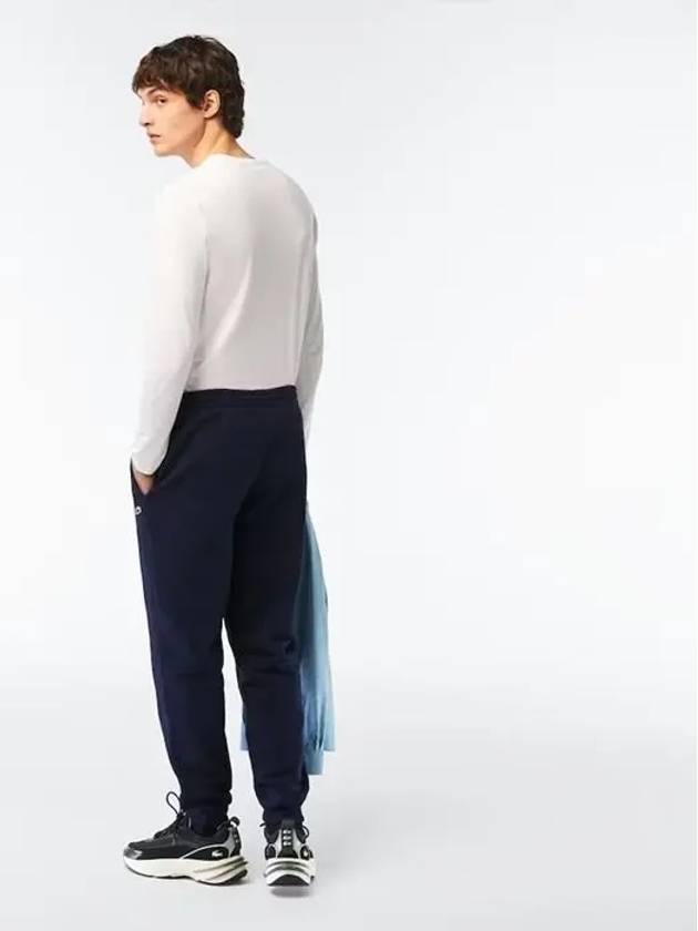 Fleece Training Track Pants Navy - LACOSTE - BALAAN 5