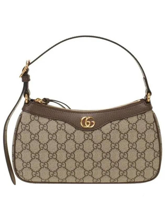 Ophidia GG Small Canvas Shoulder Bag Beige Ebony - GUCCI - BALAAN 2