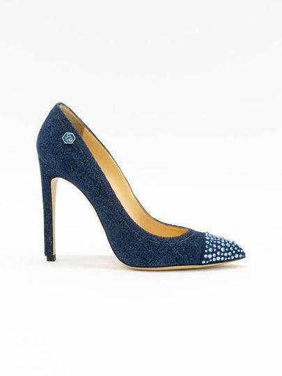 Women s Denim High Heels Jewelry SW022188 - PHILIPP PLEIN - BALAAN 2