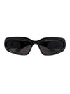 Eyewear Swift Oval Sunglasses Black - BALENCIAGA - BALAAN 3