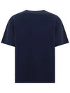 Bold Fox Head Patch Oversized Short Sleeve T-Shirt Navy - MAISON KITSUNE - BALAAN 3