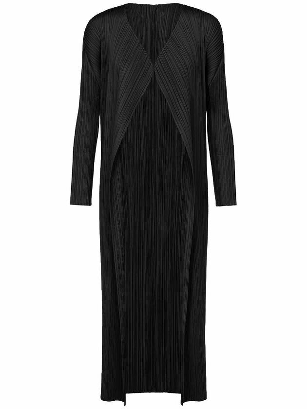 Pleated please basic long cardigan - ISSEY MIYAKE - BALAAN 1