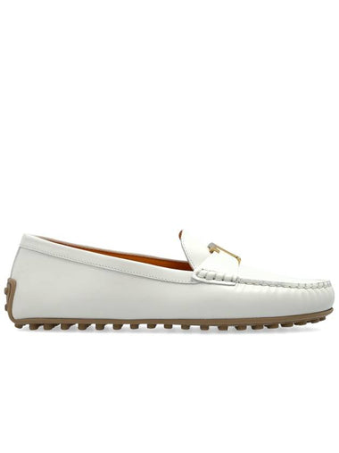 Tod’s Leather Loafers, Women's, Cream - TOD'S - BALAAN 1