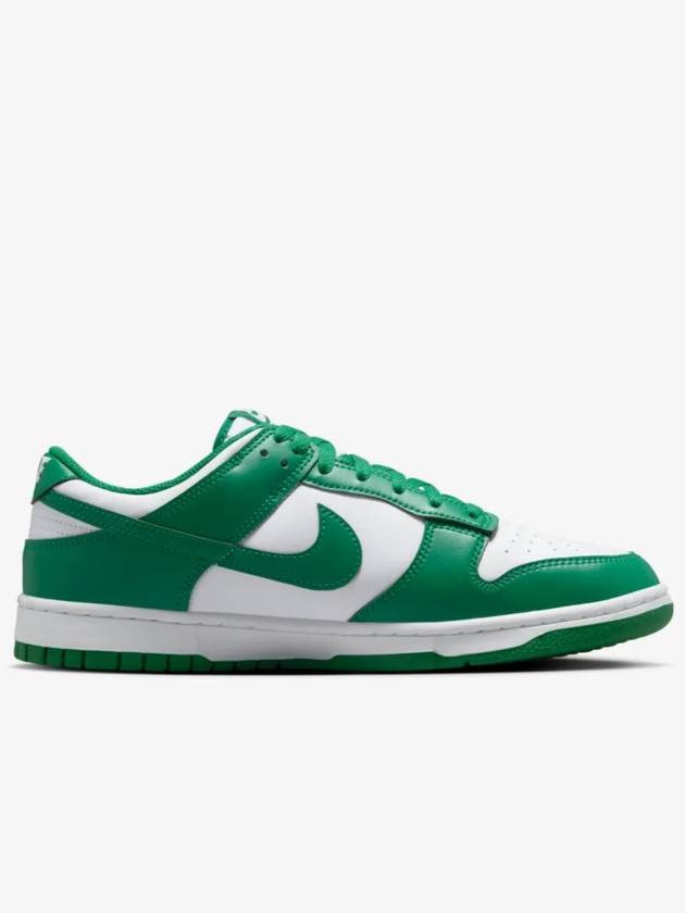 Dunk Retro Low Top Sneakers White Malachite - NIKE - BALAAN 4