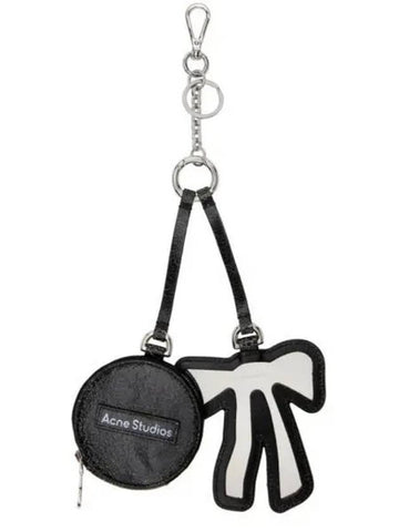 Mirror Bow Coin Purse Black - ACNE STUDIOS - BALAAN 1