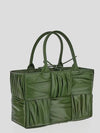 Arco Intrecciato Small Tote Bag Avocado - BOTTEGA VENETA - BALAAN 3