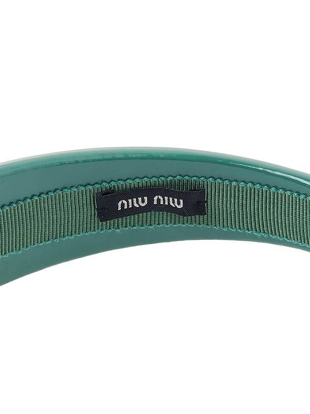 Patent Hairband 5IH025 069 F0092 - MIU MIU - BALAAN 7