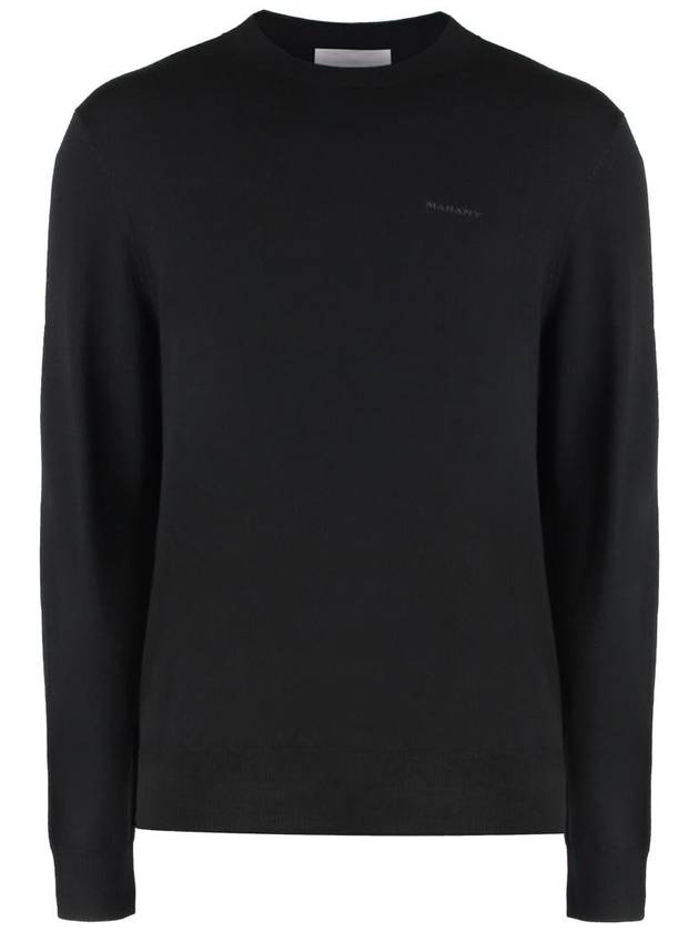 Basil Jumper Wool Knit Top Black - ISABEL MARANT - BALAAN 2