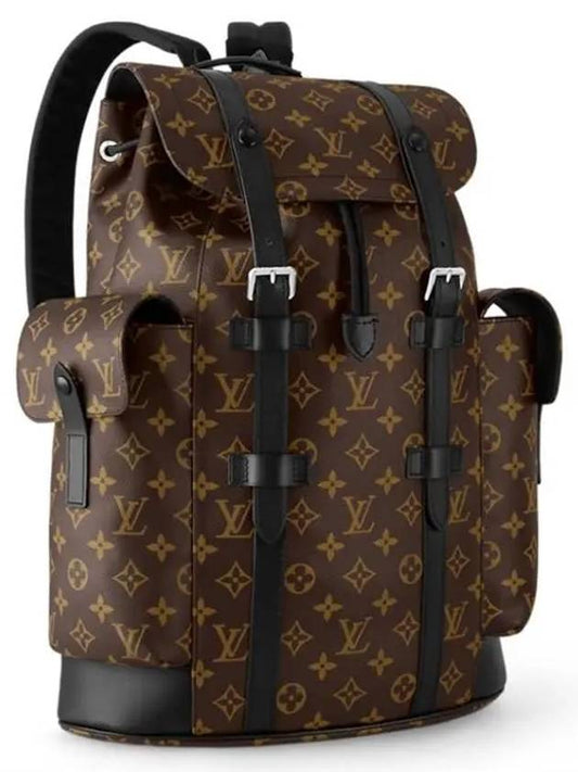 Christopher MM Monogram Macassar Canvas Backpack Brown - LOUIS VUITTON - BALAAN 2