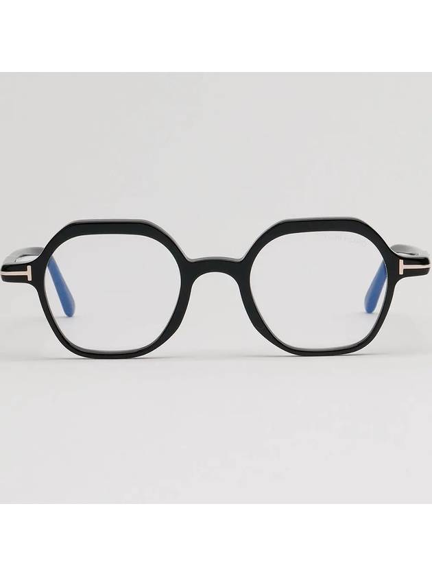 Glasses Frame TF5900B 001 Blue Light Blocking Wellington Horned Frame Eye Protection - TOM FORD - BALAAN 3