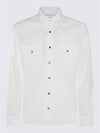 Cotton Long Sleeve Shirt White - BRUNELLO CUCINELLI - BALAAN 5