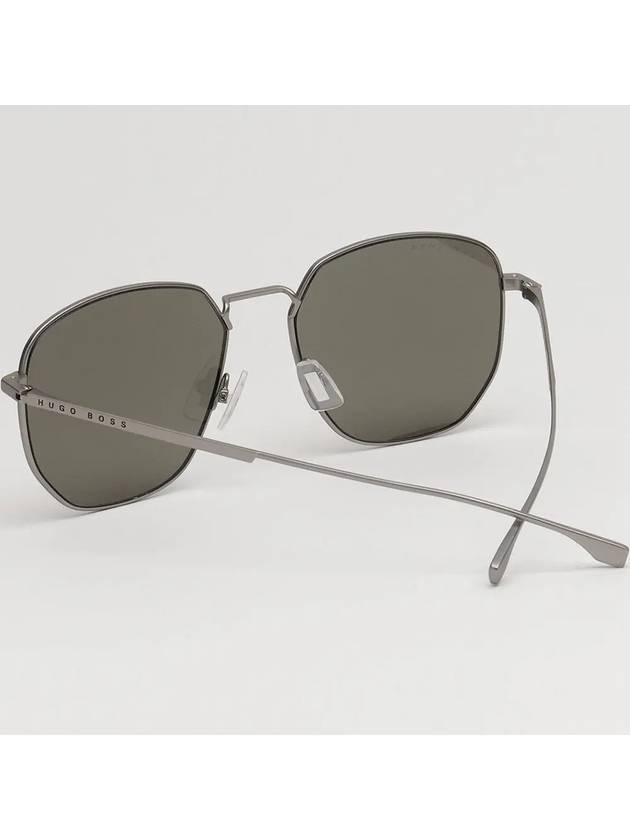 Hugo Boss titanium sunglasses BOSS0992FS RIWT4 matte metal frame mirror Asian fit - HUGO BOSS - BALAAN 4