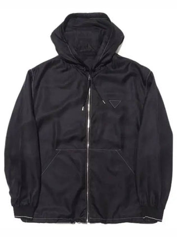 silk blouson jacket men - PRADA - BALAAN 1