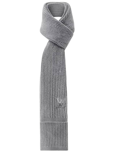 LV Dual Knit Muffler Light Grey - LOUIS VUITTON - BALAAN 1