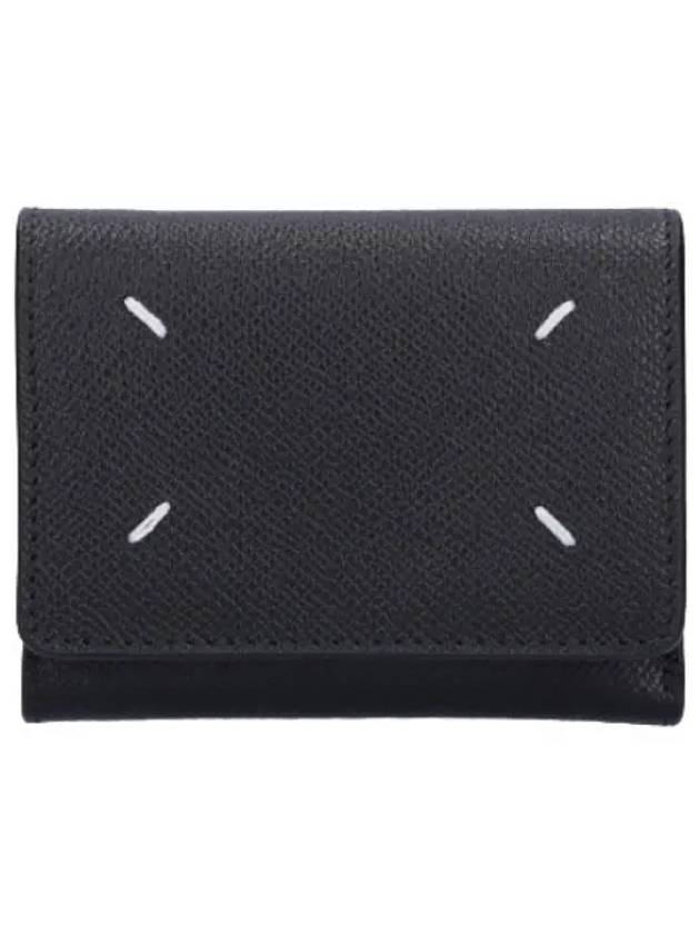 stitch fold wallet black - MAISON MARGIELA - BALAAN 1