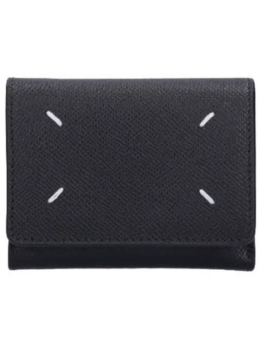 stitch fold wallet black - MAISON MARGIELA - BALAAN 1