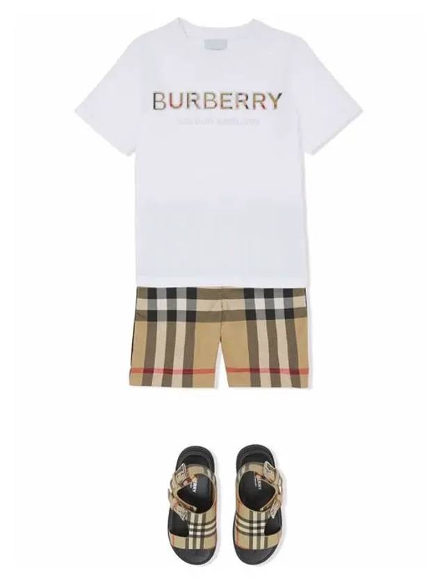 Kids logo printing short sleeve t shirt 8050402 - BURBERRY - BALAAN 9