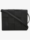 Intrecciato Small Cassette Cross Bag Black - BOTTEGA VENETA - BALAAN 3