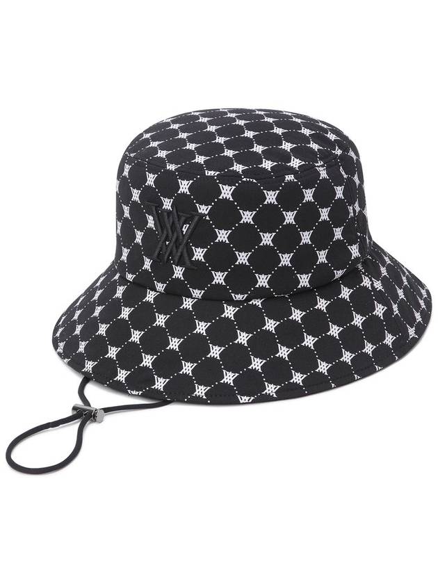 Official UNI MONOGRAM PATTERN BUCKETHAT BK - ANEWGOLF - BALAAN 1