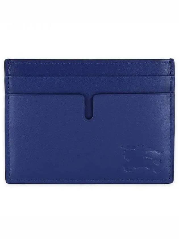 EKD Leather Card Wallet Blue - BURBERRY - BALAAN 2