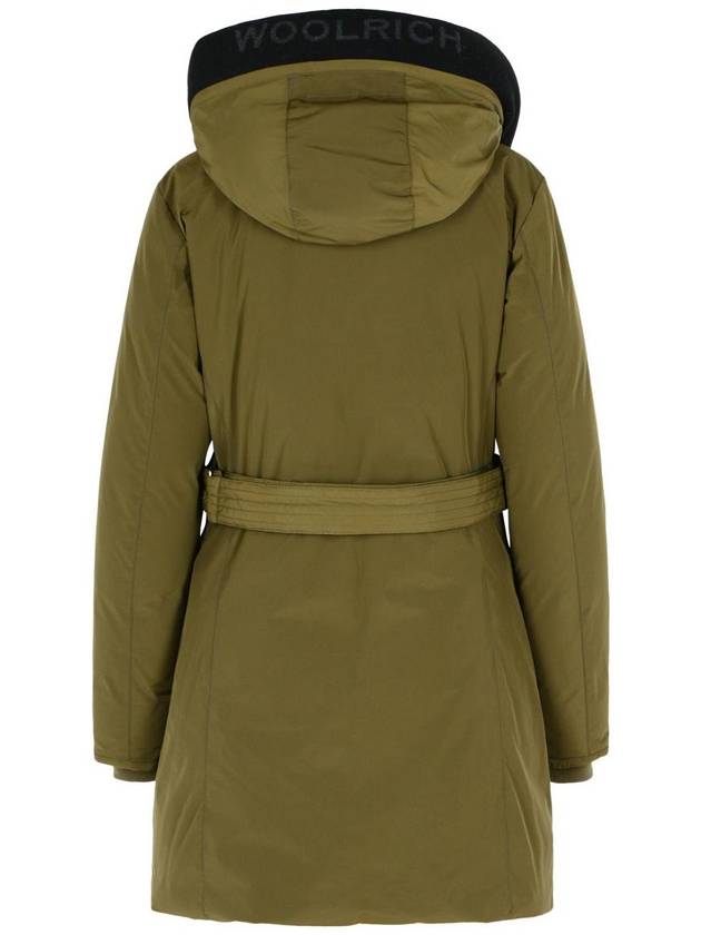 Woolrich 'Touch' Green Polyester Parka - WOOLRICH - BALAAN 3