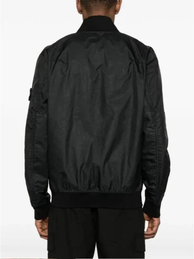 Membrana 3L TC Bomber Jacket Black - STONE ISLAND - BALAAN 6