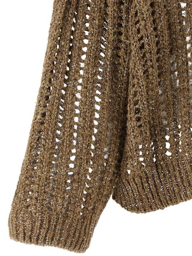 Brunello Cucinelli 'Rustic Dazzling Net' Sweater - BRUNELLO CUCINELLI - BALAAN 4