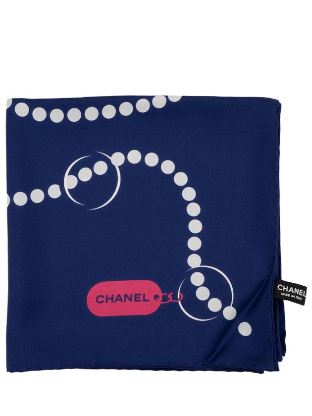 Women s Square Silk Scarf in Pearls - CHANEL - BALAAN 2