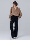 CORduroy SEMI BOOTCUT PANTSBLACK - PAGE STUDIO - BALAAN 3