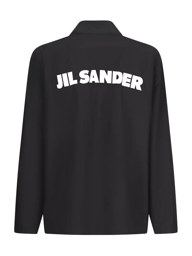 Back Logo Print Jacket Black - JIL SANDER - BALAAN 2