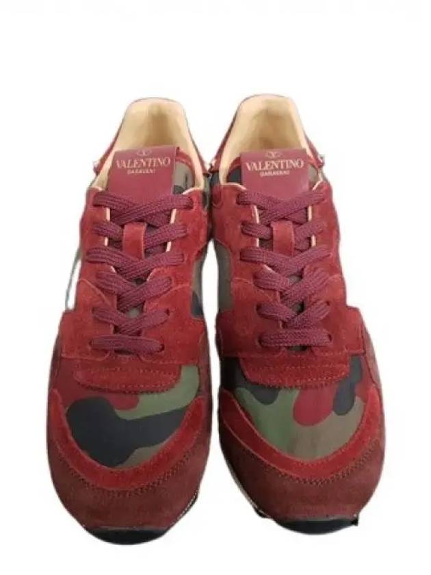 S0B51 NYM 37E Rockstud Sneakers Red - VALENTINO - BALAAN 5