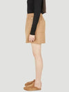 Max Mara Ottavia Camel Wool Mini Skirt Camel - MAX MARA - BALAAN 3