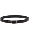 Reversible Adjustable Leather Belt Black Brown - SALVATORE FERRAGAMO - BALAAN 1