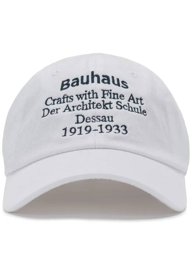 BAUHAUS WASHED BALL CAP WHITE - POLYGRAM - BALAAN 6