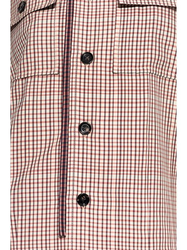 Bottega Veneta Plaid Shirt, Women's, Red - BOTTEGA VENETA - BALAAN 5