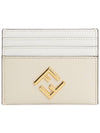 FF Diamond Card Wallet Ivory - FENDI - BALAAN 2