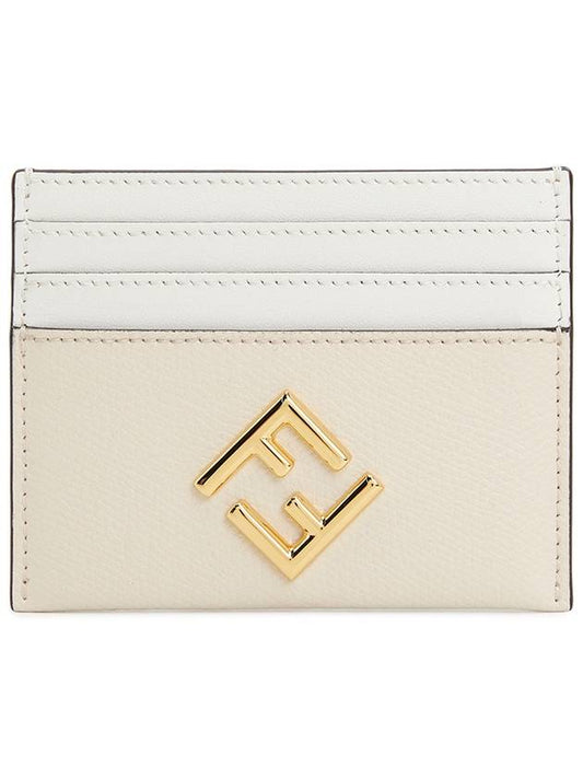 FF Diamond Card Wallet Ivory - FENDI - BALAAN 2