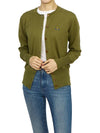 Bea Logo Cardigan Green - VIVIENNE WESTWOOD - BALAAN 6